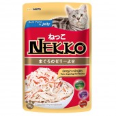 Nekko Tuna With Kanikama Pouch Cat Food 70g 1 box (12 pouches)